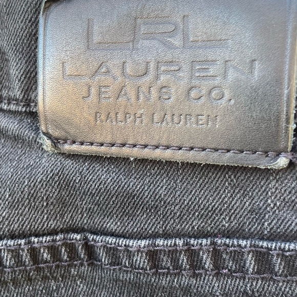 Lauren Ralph Lauren Faded Black Jeans Size 12 - Picture 3 of 5